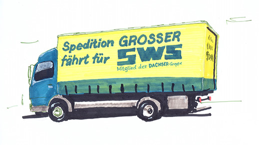 Erwerb der Grosser Speditions und Vermittlungs GmbH zur Ausweitung der Fernverkehrslinien nach Frankreich. Durchführung von ersten Verteilerverkehren für namhafte Logistikanbieter.