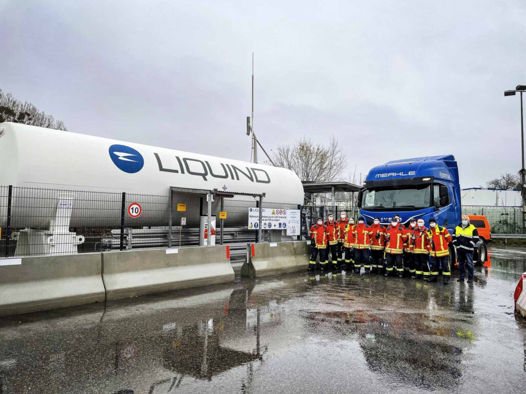 LNG-Tankstelle am Standort Karlsruhe eröffnet